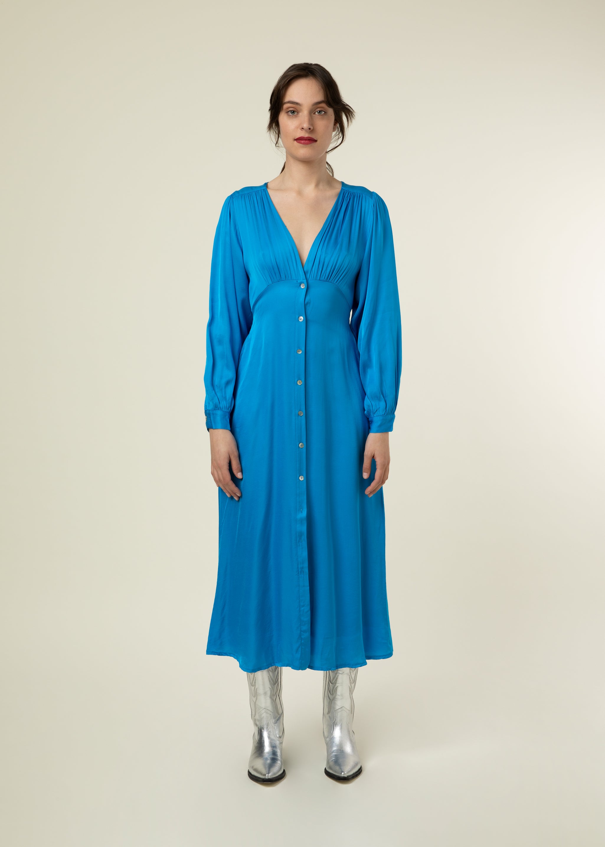 Robe best sale bleu azur